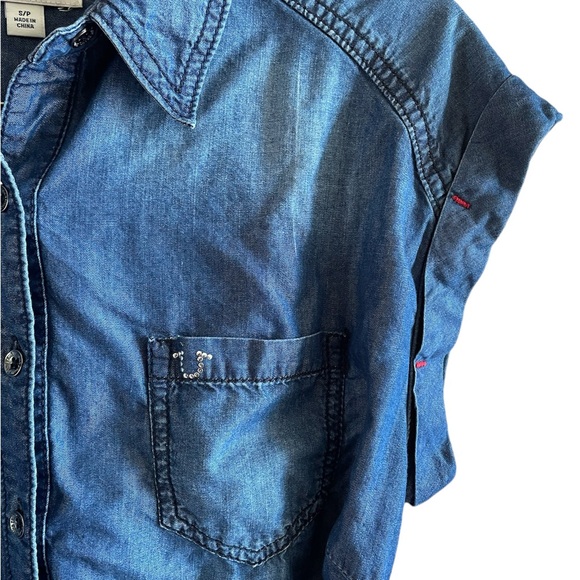 True Religion Katie Denim Dress Shirt - Picture 5 of 8